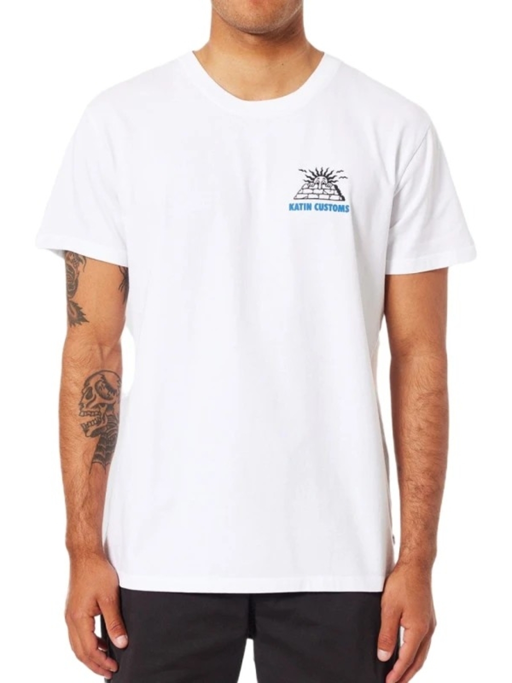 Katin White Logo Short-Sleeve Men's T-Shirt